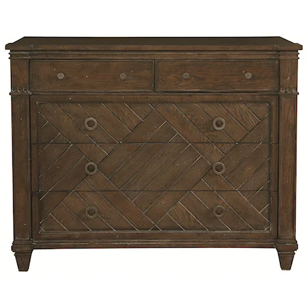 Media Chest with Three Drawers for Living Rooms and Bedrooms